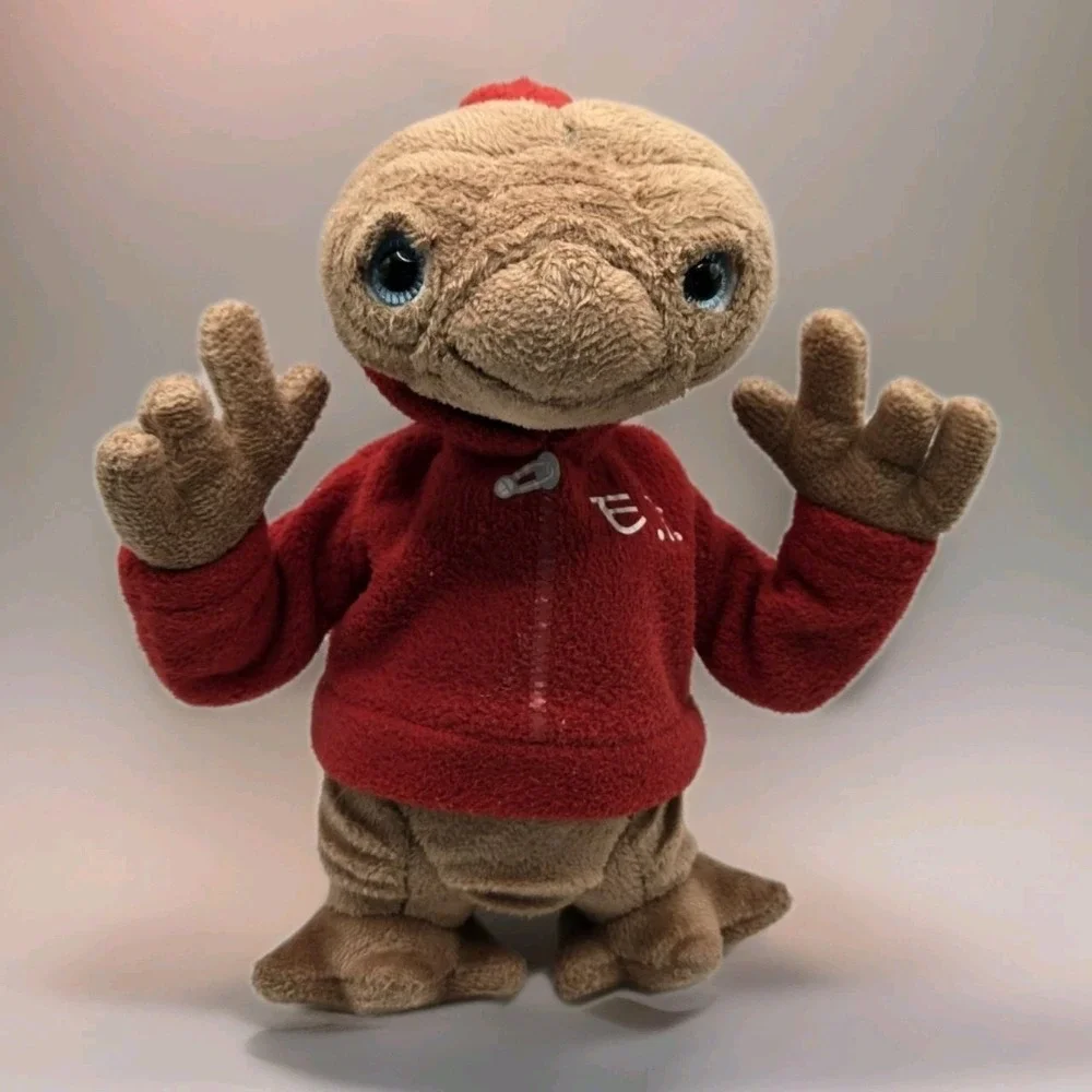 Universal Studios E.T. Extra Terrestrial Plush Red Hoodie 9